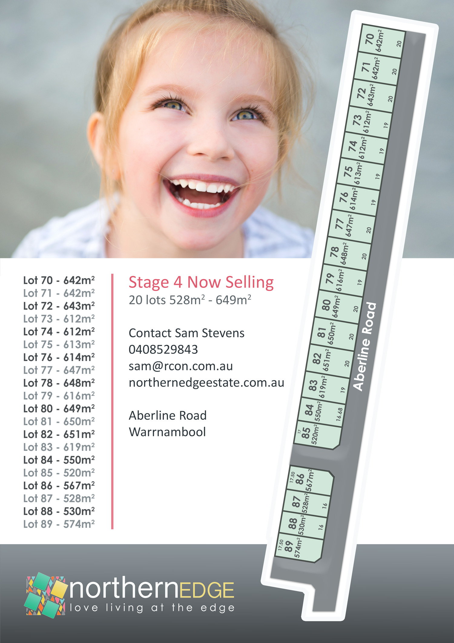 Land for sale in North Warrnambool Northern Edge Estate